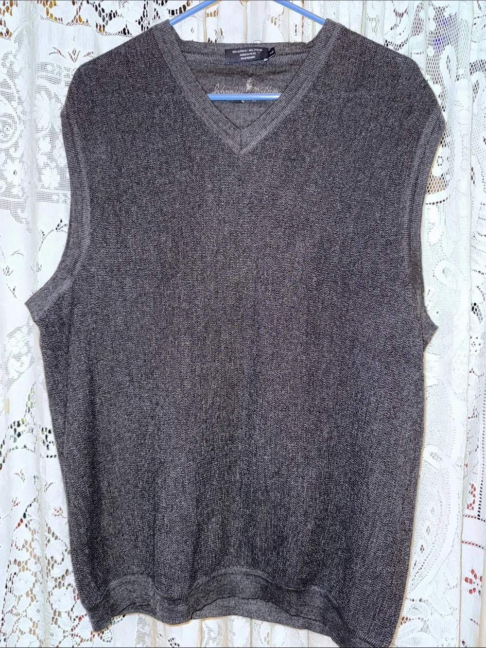 Johnnie Walker alpaca blend vest
